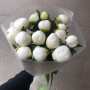 Букет из 15 белых пионов — вид 2